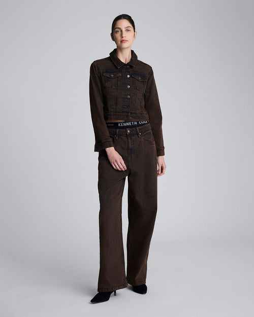chaqueta denim de Kenneth Cole para mujer