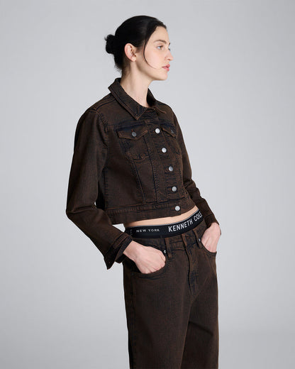 chaqueta denim de Kenneth Cole para mujer