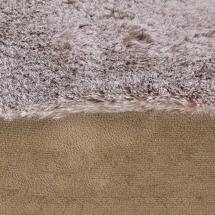 Deluxe Faux Fur Cushion - Cappuccino (Set of 2)
