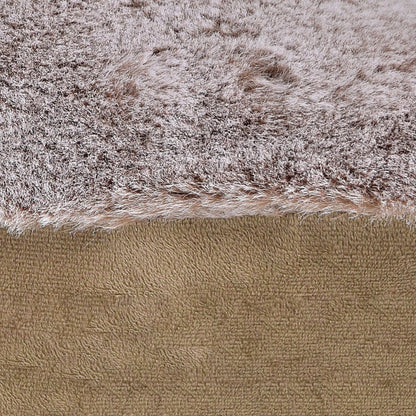 Deluxe Faux Fur Cushion - Cappuccino (Set of 2)