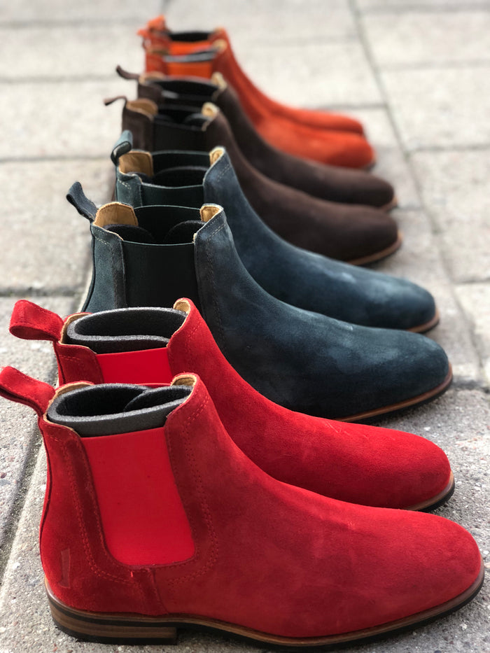 Demo boots - Moema Chelsea Boot Red Suede