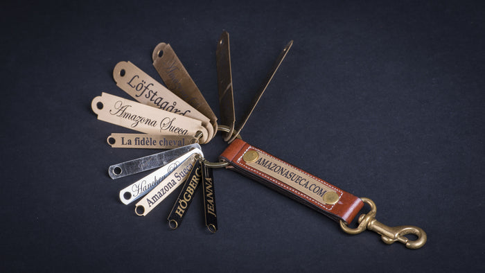 Engraved Name Plate For Halters 19 x 89-101 mm
