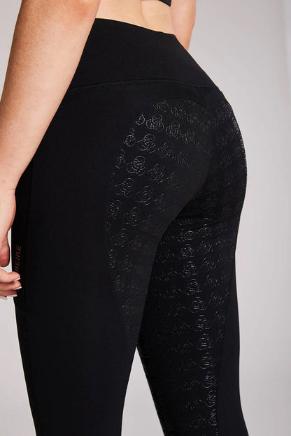 Equieire Eve Full Seat Compression Tights- Black