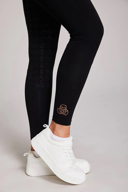 Equieire Eve Full Seat Compression Tights- Black