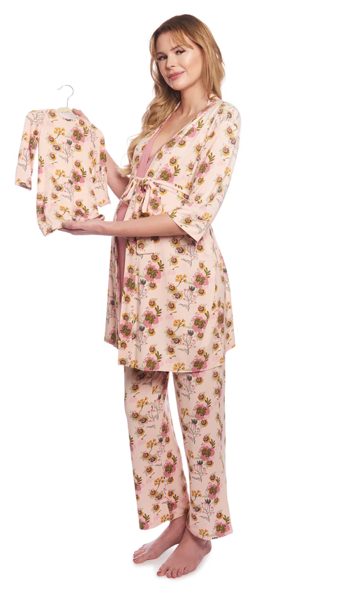 Everly Grey | 5-Piece Pajama Set | Camellia
