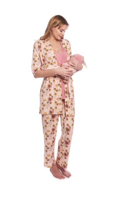 Everly Grey | 5-Piece Pajama Set | Camellia