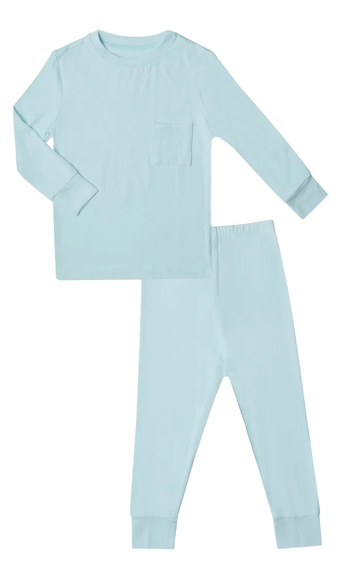 Everly Grey | Emerson Kids 2-Piece Pant PJ | Whispering Blue