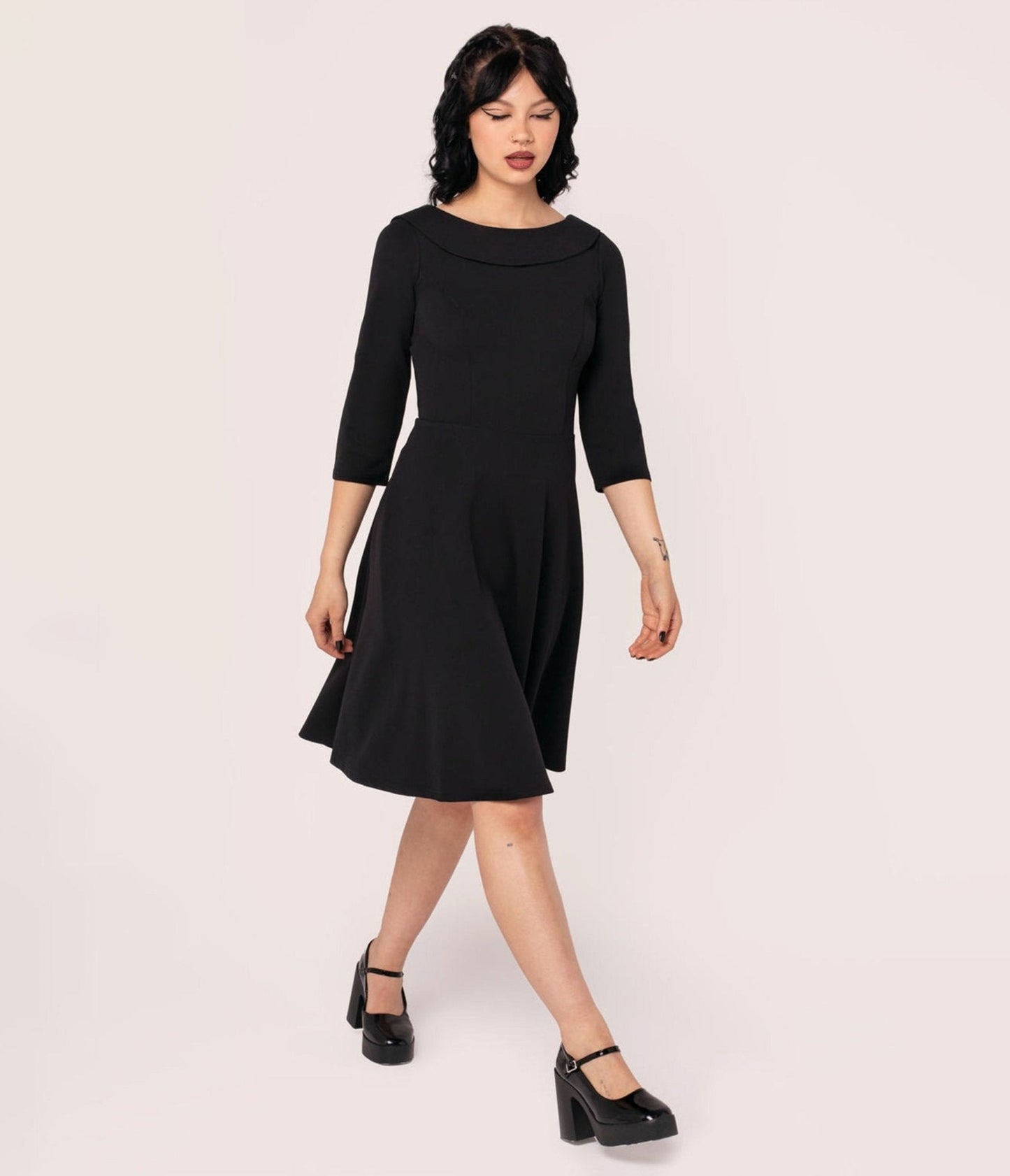 Hell Bunny Black Lois Dress