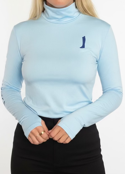 Flavia Base Turtleneck Shirt Light Blue