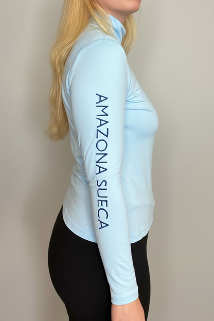 Flavia Base Turtleneck Shirt Light Blue