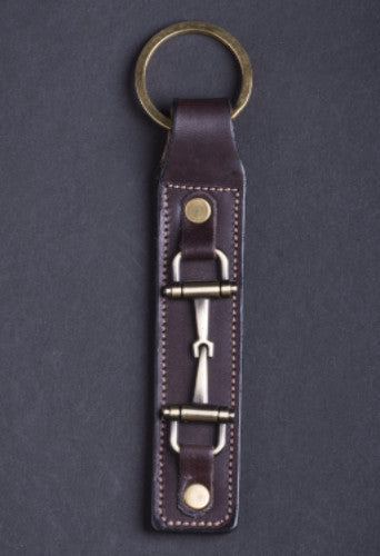 Keyring Snaffle Bit in Havana