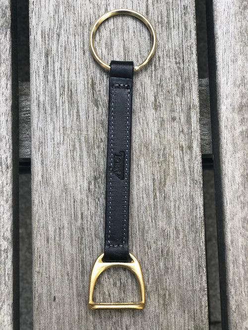 Keyring Stirrup in Black
