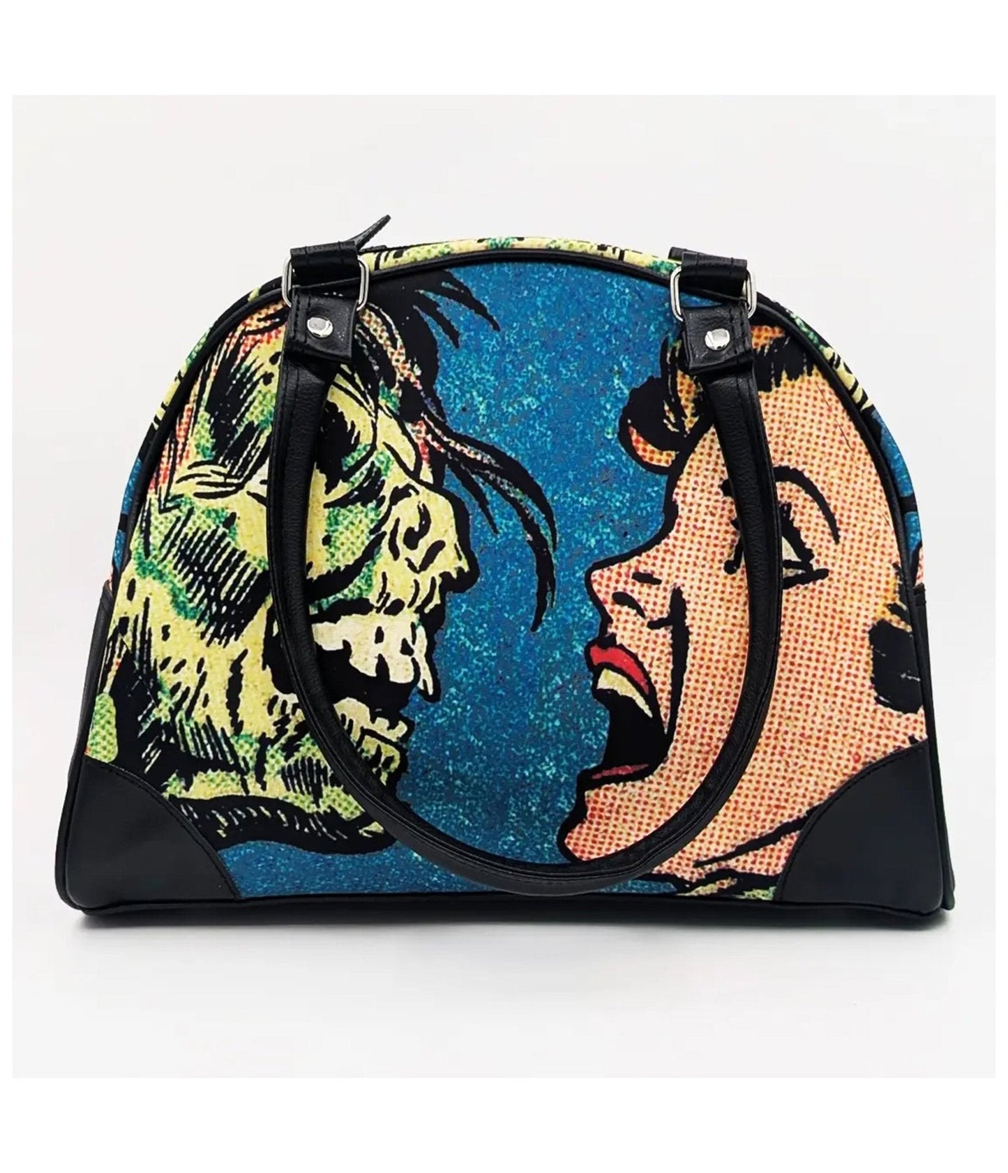 Kiss of Death Monster Leatherette Bowler Bag