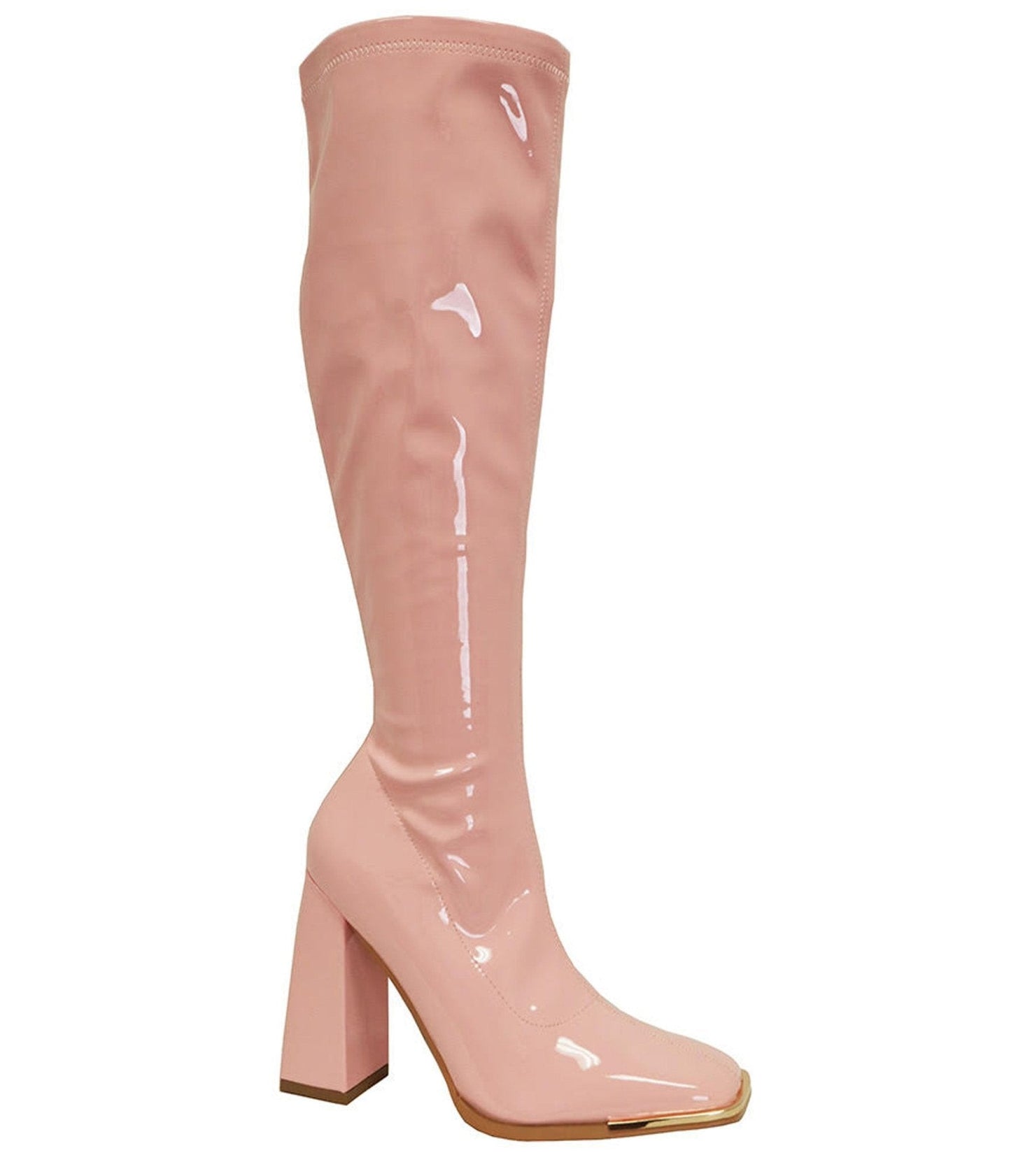 Light Pink Patent Gogo Boot