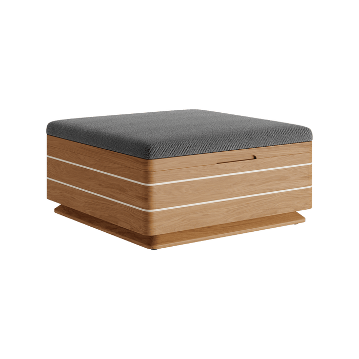 N6 dark footstool outside furniture with storage