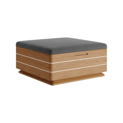 N6 dark footstool outside furniture with storage