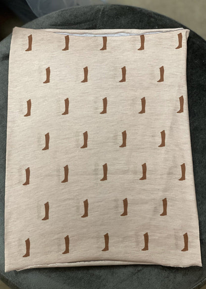 Neck Warmer Beige/Coffee