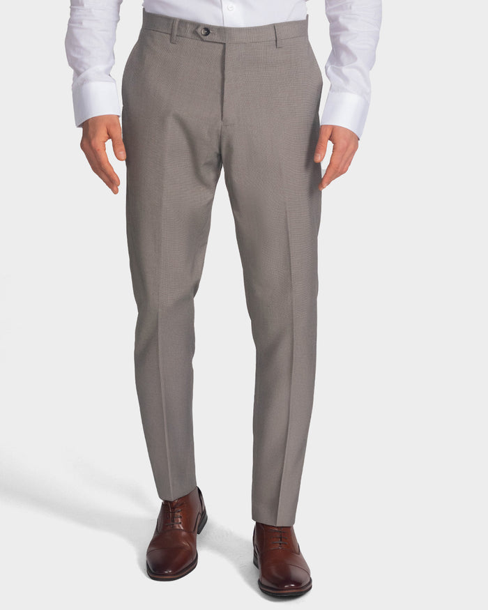 Pantalón casual para hombre taupe