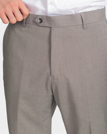 Pantalón casual para hombre taupe