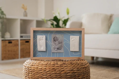 Petit Artichaut | 2 Prints Frame Blue | Abstract