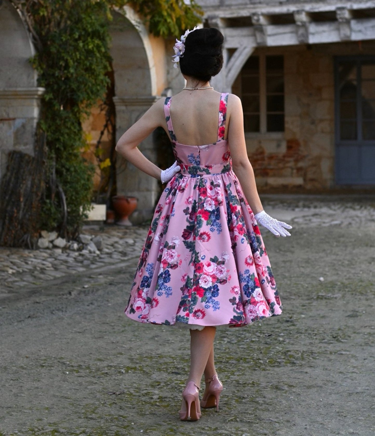 Pink Rosabelle Bloom Swing Dress