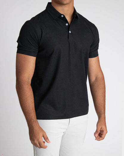 Polo para hombre negro