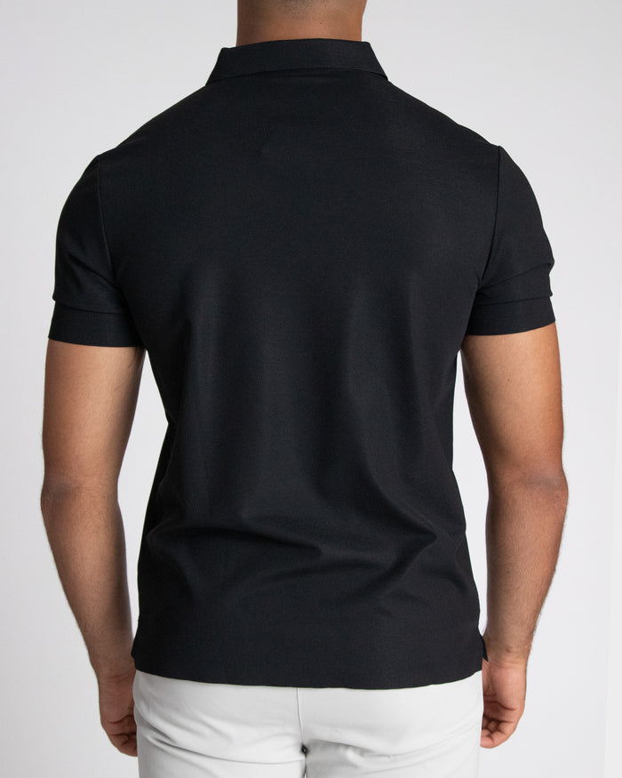 Polo para hombre negro