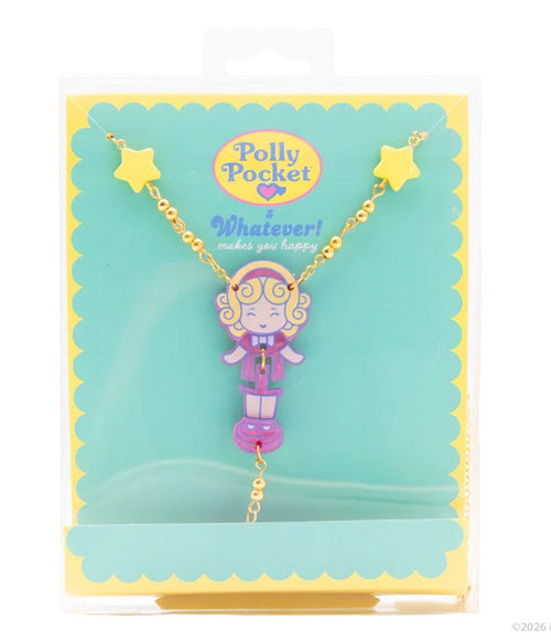Polly Pocket Pink Bow Necklace