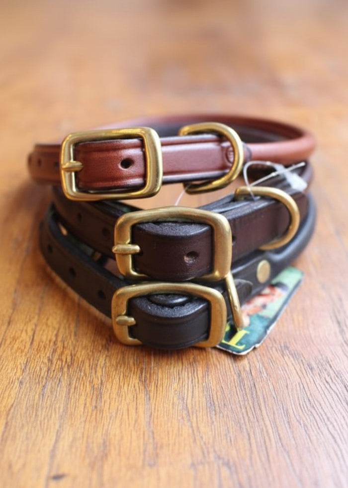 Rolled Dog Collar | Oakbark