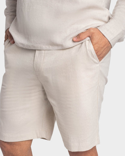 Short de lino para hombre