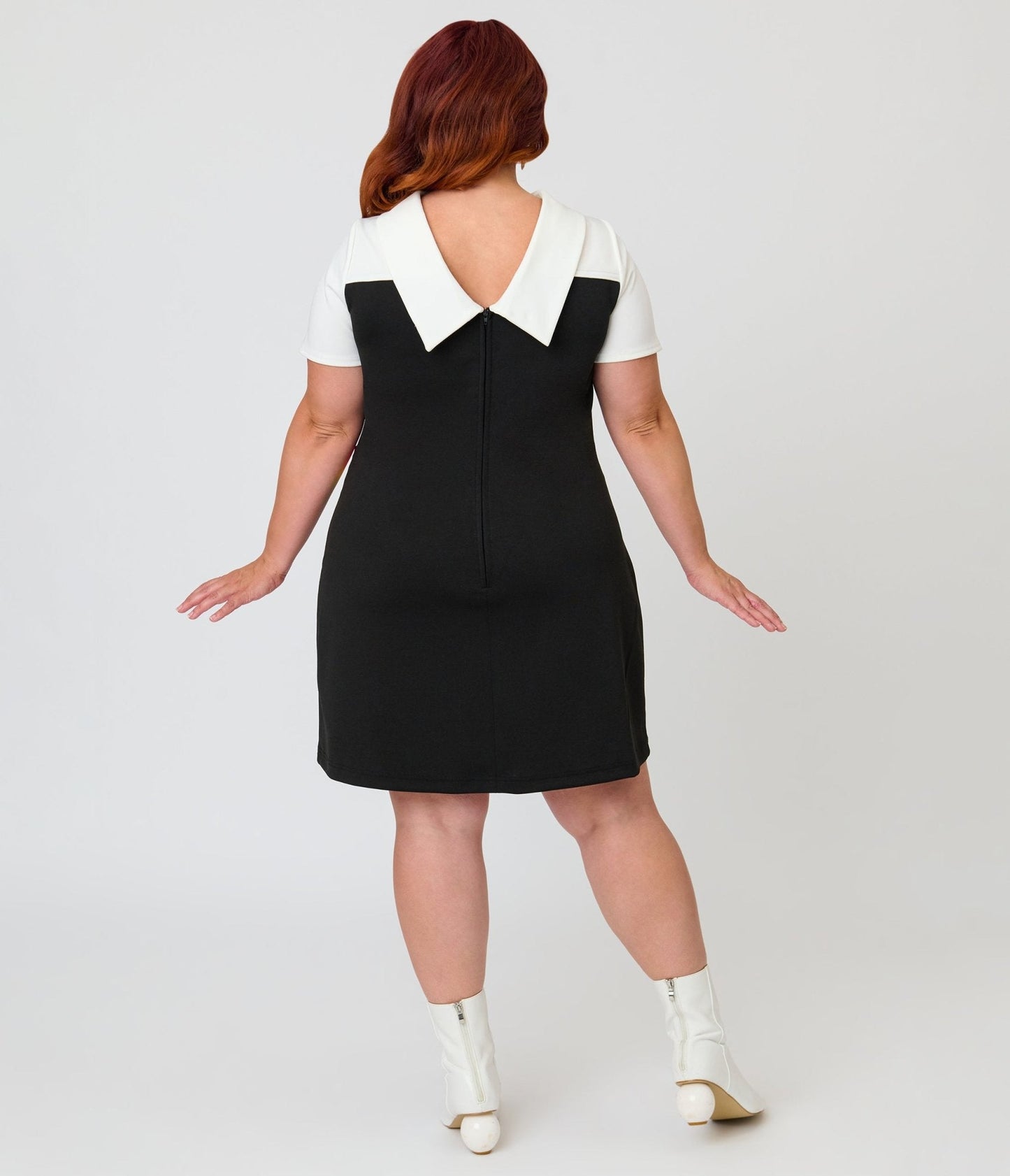 Smak Parlour Plus Size Black & Rainbow Pockets Shift Dress