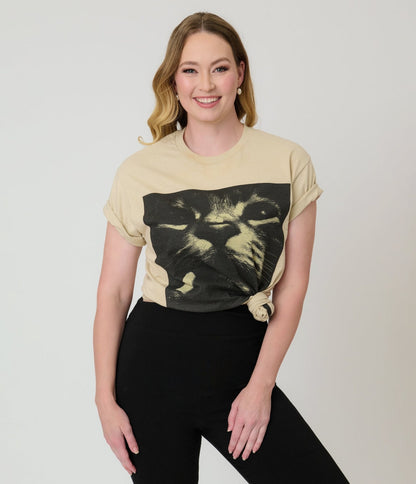 Smoking Cat Unisex Graphic Tee