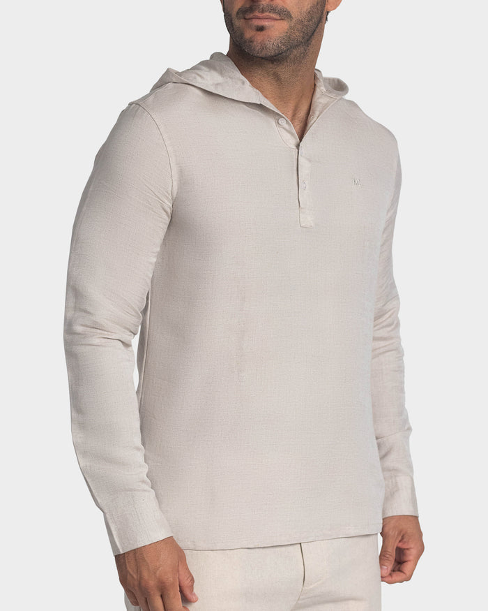 Suéter casual de lino para hombre