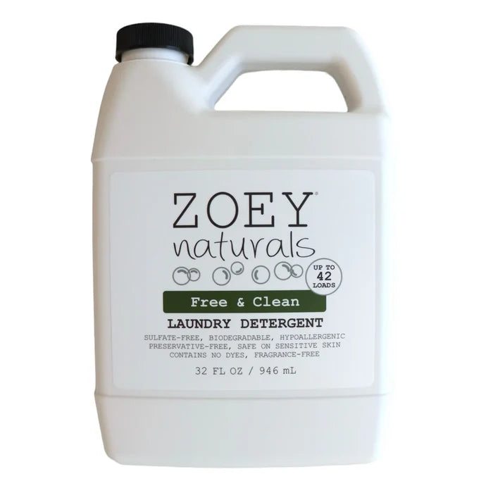 Zoey Naturals | Free + Clean Laundry Detergent